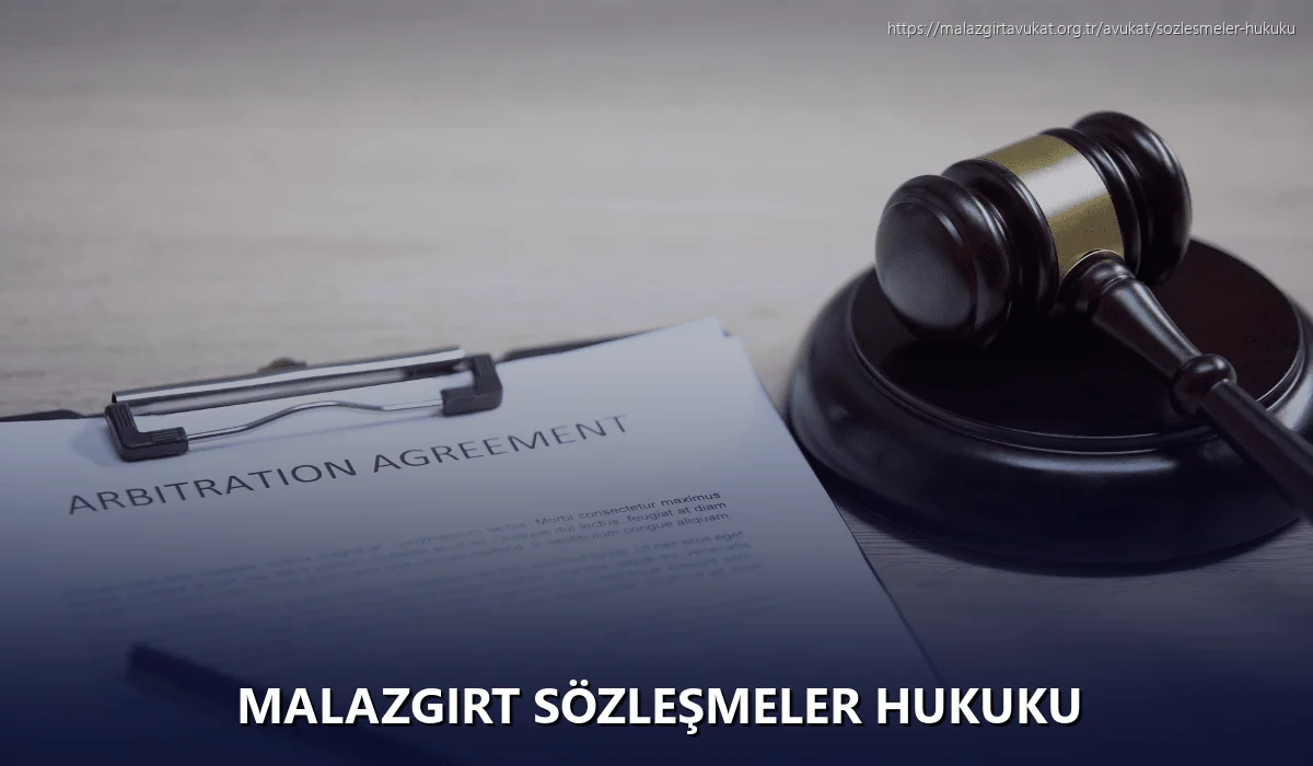 Malazgirt Sözleşmeler Hukuku